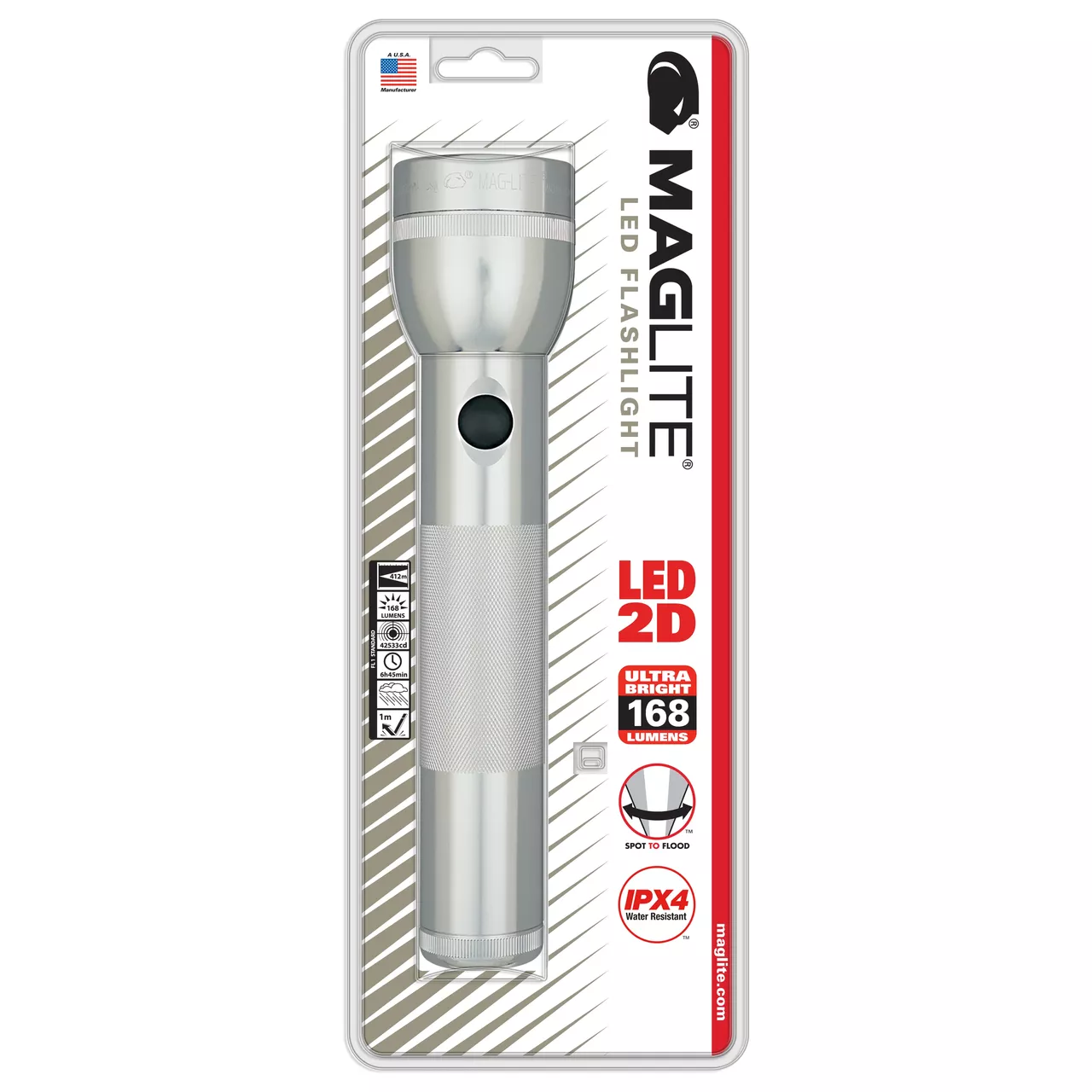 Ліхтарик Maglite 2D LED (ST2D106R) Silver - фото 2