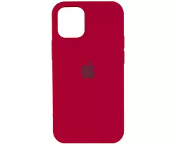Чехол Silicone Case Full для Apple iPhone 13 Pro Max Rose red