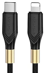 Кабель Borofone BX92 Advantage USB Type-C - Lightning 20w 3a 1м PD сable Black - фото Кабель Borofone BX92 Advantage USB Type-C - Lightning 20w 3a 1м PD сable Black