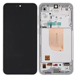Дисплей Samsung Galaxy S23 FE S711 с тачскрином и рамкой, сервисный оригинал, Tangerine - фото Дисплей Samsung Galaxy S23 FE S711 с тачскрином и рамкой, сервисный оригинал, Tangerine