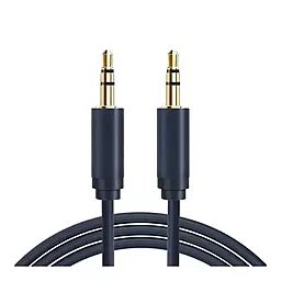 Аудіо кабель CABLETIME Audio mini Jack 3.5 mm M/M 3 pin 2 м cable black (CF15L)