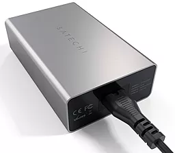 Сетевое зарядное устройство Satechi USB-C Travel Charger Space Gray (ST-ACCAM) - миниатюра 2