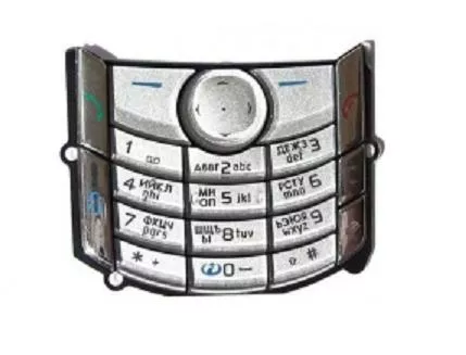 Клавиатура Nokia 6680 Silver - фото 1