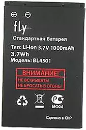 Аккумулятор Fly Ezzy / BL4501 (1000 mAh) 12 мес. гарантии