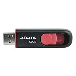 Флешка ADATA 4Gb C008 Black USB 2.0 (AC008-4G-RKD)