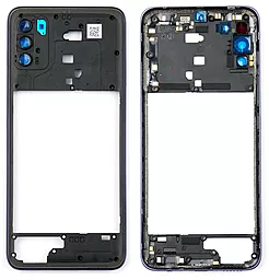 Рамка корпуса Motorola Moto G50 XT2137 со стеклом камеры Steel Gray - фото Рамка корпуса Motorola Moto G50 XT2137 со стеклом камеры Steel Gray