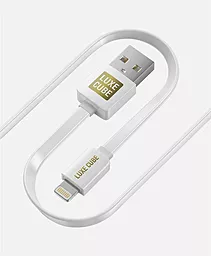 USB Кабель Luxe Cube Flat Lightning Cable White (2231252965016)