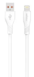 Кабель Walker C585 USB-A - Lightning 2a 1м cable White - фото Кабель Walker C585 USB-A - Lightning 2a 1м cable White