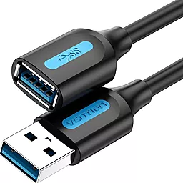 Кабель (шлейф) Vention USB 3.0 AM/AF 1.5м чёрный (CBHBG) - фото Кабель (шлейф) Vention USB 3.0 AM/AF 1.5м чёрный (CBHBG)