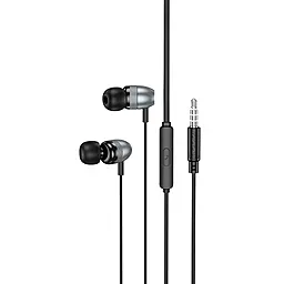 Наушники Borofone BM95 3.5 мм mini-Jack Metal gray - фото Наушники Borofone BM95 3.5 мм mini-Jack Metal gray