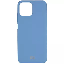 Чехол Epik Silicone Cover Full Protective (AAA) Xiaomi Mi 11 Lite Denim Blue