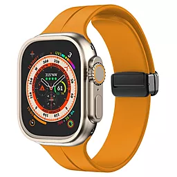 Сменный ремешок для умных часов Magic Lock для Apple Watch 38 mm, 40 mm, 41 mm Yellow