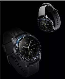 Захисний бампер на безель для розумного годинника Samsung Galaxy Watch 42mm / Galaxy Sport  GW-42-09 Blue (RCW4757) - мініатюра 3