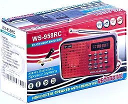 Радіоприймач WSTer WS-958RC+mic Black - мініатюра 5