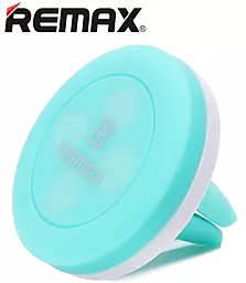 Держатель магнитный Remax RM-C10 White / Blue - фото Держатель магнитный Remax RM-C10 White / Blue