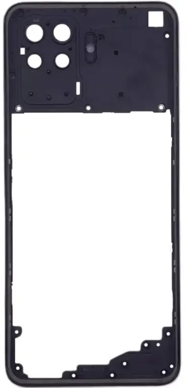 Рамка корпуса Oppo A94 4G / Reno 5 Lite Fluid Black - фото 1