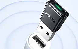 Блютуз-адаптер Baseus BA07 Wireless Adapter Bluetooth 5.3 Black (ZJBA010001) - мініатюра 10 Блютуз-адаптер Baseus BA07 Wireless Adapter Bluetooth 5.3 Black (ZJBA010001) - мініатюра 10