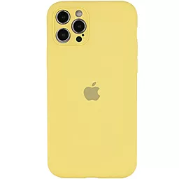 Чехол Silicone Case Full Camera for Apple IPhone 14 Pro Mellow Yellow