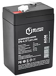 Аккумуляторная батарея EuroPower 6V 4.5Ah (EP6-4.5F1) - фото Аккумуляторная батарея EuroPower 6V 4.5Ah (EP6-4.5F1)
