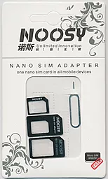 Aдаптер Noosy NanoSim 3in1 + iСкріпка - мініатюра 3
