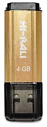 Флешка Hi-Rali 4 GB Stark Series Gold (HI-4GBSTGD)