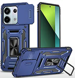 {"ru": "Чехол", "uk": "Чохол"} Epik Camshield Army Ring для Xiaomi Poco X6, Note 13 Pro 5G  Navy