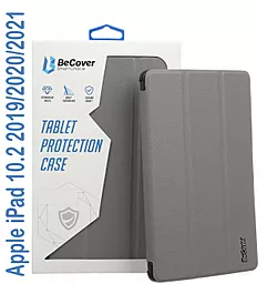 Чехол для планшета BeCover Smart Case для Apple iPad 10.2" 7 (2019), 8 (2020), 9 (2021) Gray (707964) - фото Чехол для планшета BeCover Smart Case для Apple iPad 10.2" 7 (2019), 8 (2020), 9 (2021) Gray (707964)
