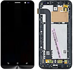 Дисплей Asus Zenfone Go ZB552KL (X007D) с тачскрином и рамкой, оригинал, Black - фото Дисплей Asus Zenfone Go ZB552KL (X007D) с тачскрином и рамкой, оригинал, Black
