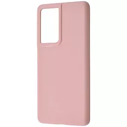 Чохол Wave Full Silicone Cover для Samsung Galaxy S21 Ultra (G998B) Pink Sand