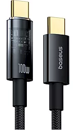 Кабель Baseus Explorer USB Type-C - Type-C 100w 5a 1м PD cable Black (P10319703111-00) - фото Кабель Baseus Explorer USB Type-C - Type-C 100w 5a 1м PD cable Black (P10319703111-00)