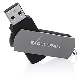 Флешка Exceleram 16GB P2 Series USB 2.0 (EXP2U2GB16) Gray - мініатюра 2