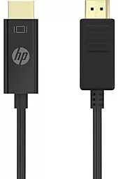 Відеокабель DisplayPort - HDMI v2.0 4k 60hz 1m black (DHC-DP04-01M) HP - фото Відеокабель DisplayPort - HDMI v2.0 4k 60hz 1m black (DHC-DP04-01M) HP