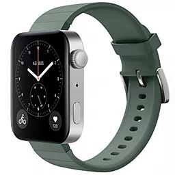 Сменный ремешок для умных часов Xiaomi Mi Watch/Haylou LS02/Amazfit Bip/Bip S/Bip Lite/Bip S Lite/Bip U/Amazfit GTS/GTS 2/GTR 42mm (704517) Pine Green