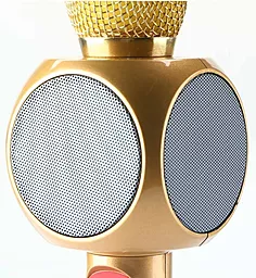 Беспроводной микрофон для караоке Wester 1816 Gold - миниатюра 3