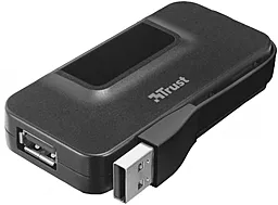 USB-A хаб Trust Oila 4 Port USB 2.0 Black (20577) - мініатюра 3