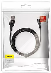Кабель USB Baseus Halo Data Cable 2.4A 0.5M Lightning Cable Black (CALGH-A01) - миниатюра 4