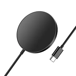 Бездротовий (індукційний) зарядний пристрій Borofone BQ11 Flash Magnetic Wireless Fast Charger Black