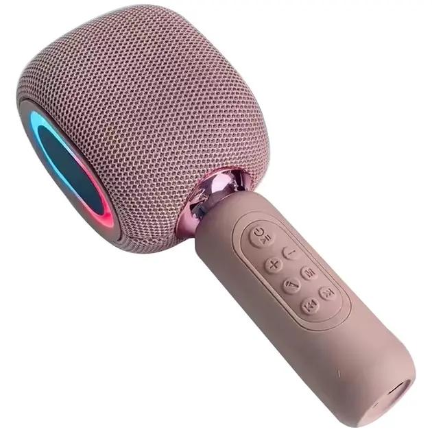 Микрофон-Колонка Epik KMC500 Pink - фото 2