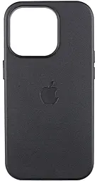 Чехол Leather Case with MagSafe для Apple iPhone 13 Pro Max Midnight - фото Чехол Leather Case with MagSafe для Apple iPhone 13 Pro Max Midnight