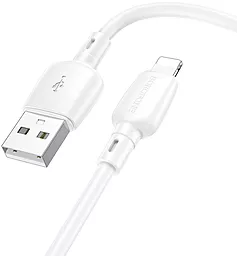 Кабель Borofone BX93 USB-A - Lightning 12w 2.4a 1м cable White - миниатюра 2 Кабель Borofone BX93 USB-A - Lightning 12w 2.4a 1м cable White - миниатюра 2