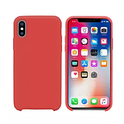 Чехол Intaleo Velvet Apple iPhone X Red (1283126484759)