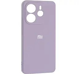 {"ru": "Чехол", "uk": "Чохол"} Silicone Case Full для Xiaomi Redmi Note 14 4G Global Version Lilac