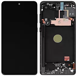 Дисплей Samsung Galaxy Note 10 Lite N770 з тачскріном і рамкою, (OLED), Black