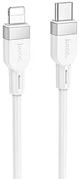 Кабель Hoco X109 Energy USB Type-C - Lightning 27w 3a 1м PD сable White - фото Кабель Hoco X109 Energy USB Type-C - Lightning 27w 3a 1м PD сable White