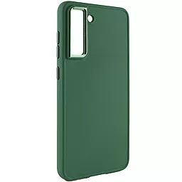 Чехол Epik TPU Bonbon Metal Style для Samsung Galaxy S21 FE Army green