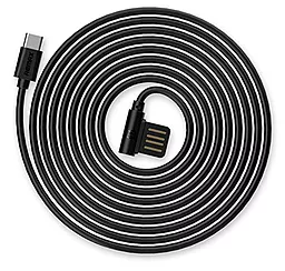 Кабель Remax Rayen USB-A - Type-C 12w 2.4a 1м cable Black (RC-075a) - миниатюра 2 Кабель Remax Rayen USB-A - Type-C 12w 2.4a 1м cable Black (RC-075a) - миниатюра 2