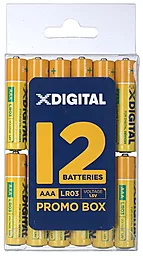 Батарейка X-digital AAA (LR03) (6409804) 12шт