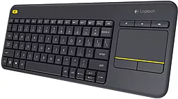 Клавіатура Logitech K400 Plus Dark (920-007147) Black - мініатюра 2
