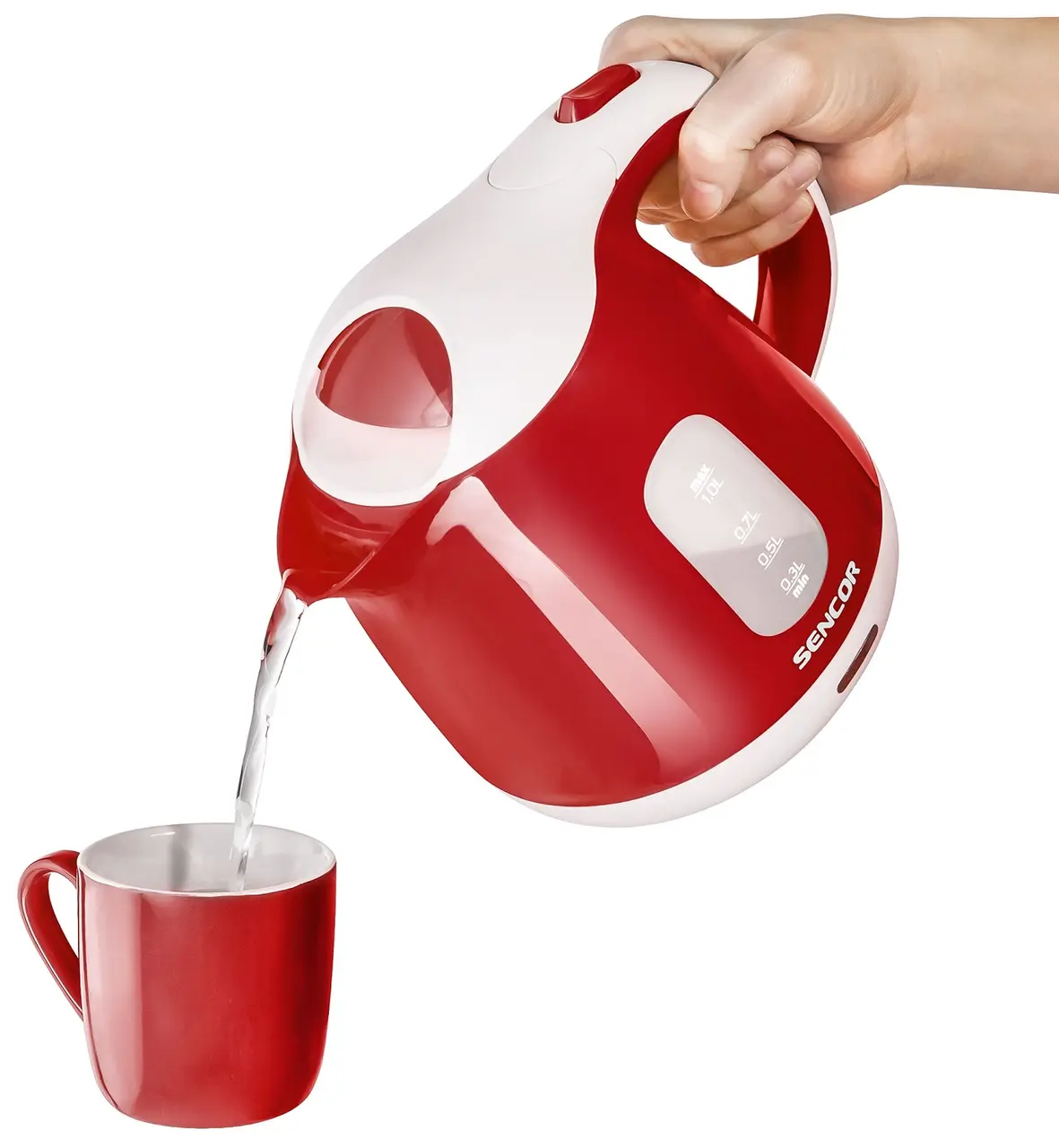 Kettle/plast SENCOR SWK 1014RD 1 л - фото 8