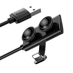 Кабель USB Baseus Suction Cup Mobile Games 2.4A Lightning Cable Black (CALXP-A01) - миниатюра 2